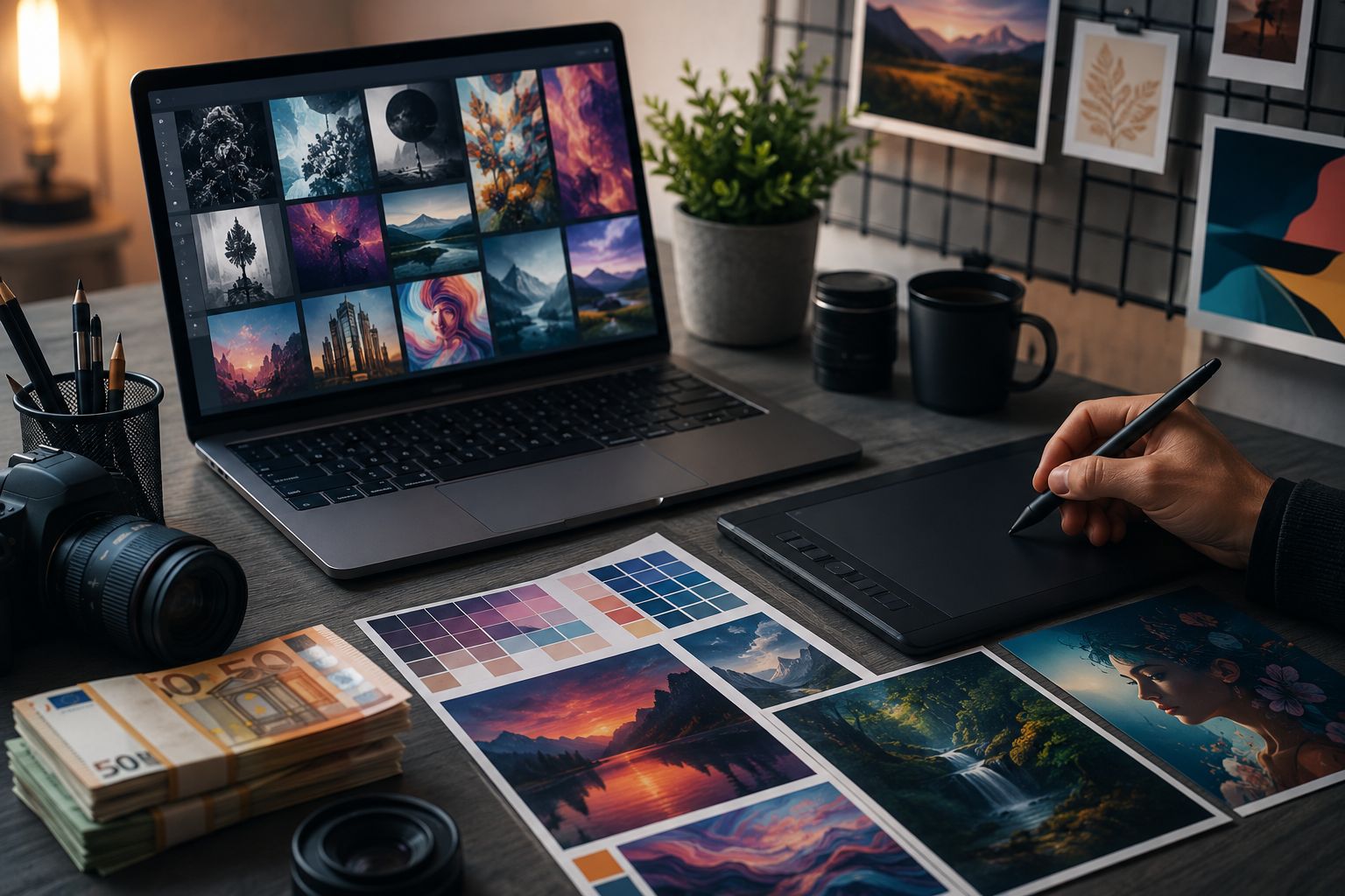 Ressources graphiques générées par intelligence artificielle